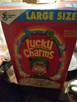 Consumer Review - Food Safety Lucky Charms, Walmart, San Antonio, TX, USA About a week ago, It was my daughter's first time trying... photo #2