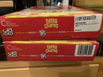 Consumer Review - Food Safety Lucky Charms, California, USA I bought 1 box of  lucky charms on Amazon and had it delivered to my h... photo #2