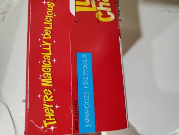 Consumer Review - Food Safety Lucky Charms, California, USA My daughter ate Lucky Charms in the morning for breakfast. At 1:30pm s... photo #2