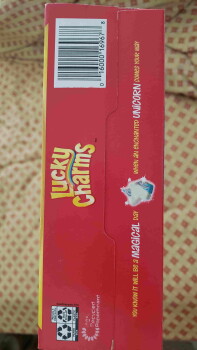 Consumer Review - Food Safety Lucky Charms, Walmart, Lakeside Drive, Nelson, BC, Canada Purchased at here 4/14/22.
Ate 2 bowls 4/... photo #1