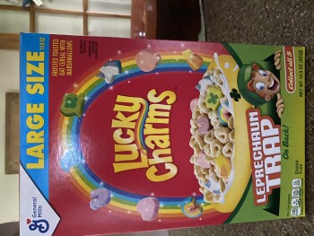 Consumer Review - Food Safety Lucky Charms Cereal, Bath, PA, USA I ate some as a snack a couple times last week.  Latest day was A... photo #3