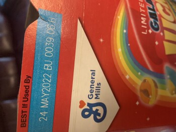 Avaliação do consumidor - Segurança alimentar Lucky Charms, Vancouver, WA, USA I had Lucky Charms for dinner Wednesday night, I was sick the next... foto #2