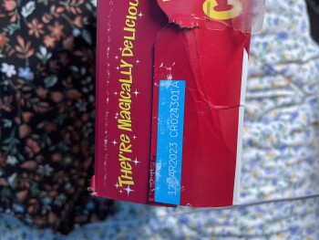 Consumer Review - Food Safety Lucky Charms, Bakersfield, CA, USA My kids where eating lucky charms for breakfast this morning and... photo #2