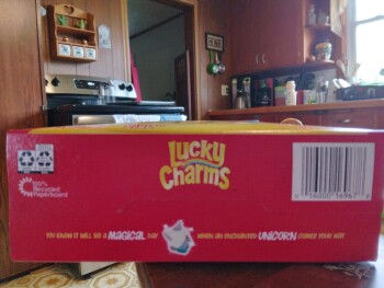 Consumer Review - Food Safety Dollar General, West 1st Street, Gas, KS, USA On March 31, 2022 and April 4, 2022,  Lucky Charms I a... photo #2