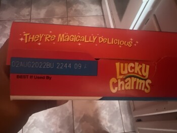 Consumer Review - Food Safety Lucky Charms, Target, El Paso, TX, USA I fed my kids lucky charms I have their receipt n one box uno... photo #1