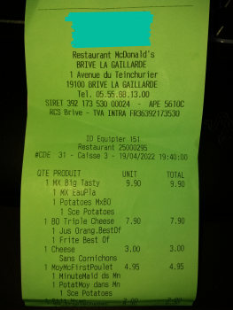 McDonald's BRIVE LA GAILLARDE, Avenue du Teinchurier, Brive-la-Gaillarde, France Foto #1