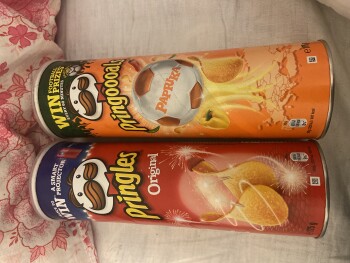 Verbraucherbewertung – Lebensmittelsicherheit Pringles, Portugal Bonsoir avec mon copain nous avons acheté des pringles , dans un magasin a coter... Foto #3