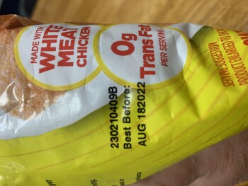 Consumer Review - Food Safety On-cor chicken nibblers, Grocery Outlet, Simi Valley, CA, USA on 4/6/22 within 1 hour of eating On-c... photo #2