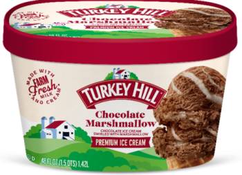 Reclame de Alimentos Turkey Hill Dairy Chocolate Marshmallow Premium Ice Cream - recalled due to undeclared peanuts Turke... foto #1