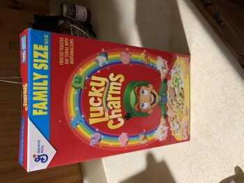 Consumer Review - Food Safety Lucky Charms, Iron Mountain, MI, USA Bought Family size Lucky Charms ate a bowl and about 2 hours la... photo #3