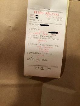 Consumer Review - Food Safety Outback Steakhouse, Old Hickory Boulevard, Hermitage, TN, USA I have only had the battered chicken f... photo #4