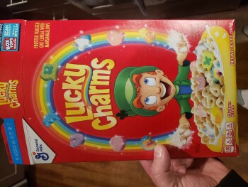 Consumer Review - Food Safety Lucky Charms cereal, Trempealeau, WI, USA My 3 year old ate Lucky Charms last night at 8pm and his n... photo #1