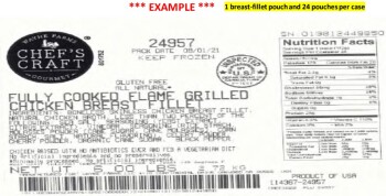 Food Recall Wayne Farms RTE chicken breast fillet products - recalled due to undercooked chicken (update) The FS... Foto #7