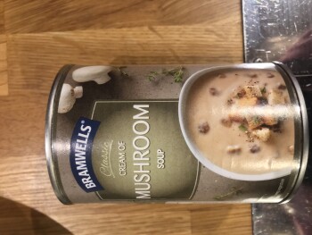 Avis du consommateur - Sécurité alimentaire Bramwells mushroom soup, ALDI, Festival Way, Malmesbury, UK Two weeks ago, from this. so he tried th... photo #5