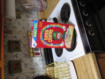 Consumer Review - Food Safety Lucky Charms, Lucky, Fulton Street, San Francisco, CA, USA Lucky Charms in Red Box, I ate the cereal... photo #1