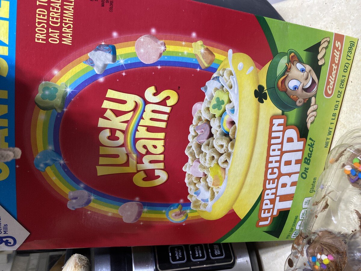 Food Safety Report Lucky charms cereal, Los Angeles, CA, USA. Read