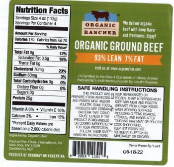 Reclame de Alimentos ORGANIC RANCHER ORGANIC GROUND BEEF- Public Health Alert due to extraneous materials The FSIS is iss... foto #4