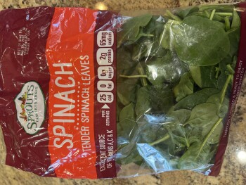 Bagged spinach, Sprouts Farmers Market, Voyager Parkway, Colorado Springs, CO, USA foto #1