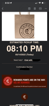 مراجعة المستهلك - سلامة الغذاء Chipotle Mexican Grill, South Gilbert Road, Gilbert, AZ, USA I ate a chicken quesadilla from here la... صورة فوتوغرافية #1