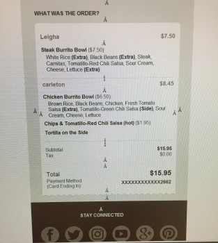 Chipotle Mexican Grill, Far Hills Avenue, Kettering, OH, United States photo-71312 Got Food Poisoning? Report it now