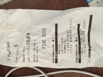 Five Guys, Bowie, MD, United States photo-71499 Got Food Poisoning? Report it now