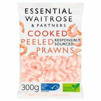 Rappel d'aliments Waitrose & Essential Frozen Cooked King Prawns products - recalled due to of uncooked prawns Waitros... photo #2