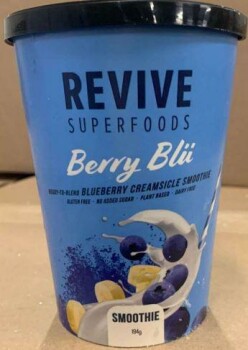 食品召回 Revive Superfoods Smoothies and Oats - recalled due to possible norovirus Revive Organics Inc. is re... 照片 #3