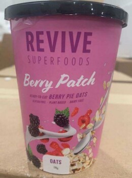 食品召回 Revive Superfoods Smoothies and Oats - recalled due to possible norovirus Revive Organics Inc. is re... 照片 #5