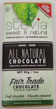 نذكر الطعام Crave Stevia Dark All Natural Chocolate - recalled due to undeclared milk The affected product is be... صورة فوتوغرافية #1