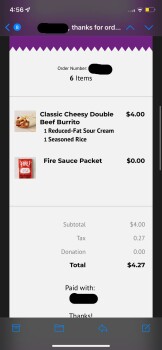 Consumer Review - Food Safety Taco Bell, Schuyler Avenue, North Arlington, NJ, USA I ate the new their burrito and didn’t feel to... photo #1