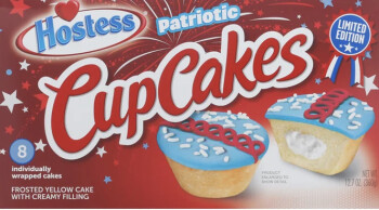 Hostess star spangled cup cakes, Rouses Market, Franklin Avenue, New Orleans, LA, USA Foto #1