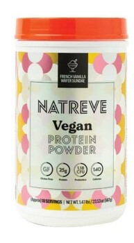 Food Recall Natreve Vegan Protein Powder French Vanilla Wafer Sundae flavor - recalled due to allergens Natreve,... photo #1