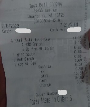 Taco Bell, Warren Avenue, Dearborn, Michigan, USA photo #1