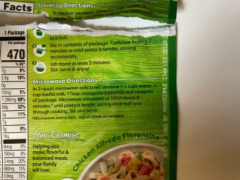 Knorr Alfredo Pasta Side, Kroger, Brandon Avenue Southwest, Roanoke, VA, USA 照片 #1