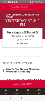Consumer Review - Food Safety Arby's, West Market Street, Bloomington, IL, USA I purchased 2 roast beef sandwiches (for my husband... photo #2