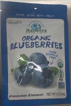 Rappel d'aliments BrandStorm Inc. Freeze Dried Blueberry - recalled due to the presence of lead BrandStorm Inc. announ... photo #1