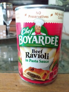 مراجعة المستهلك - سلامة الغذاء Chef Boyardee, Chandler, Arizona, USA Consumio una lata de raviolis del Chef Boyardee,  Me intoxique... صورة فوتوغرافية #2
