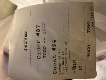 Avis du consommateur - Sécurité alimentaire Old Siam, Ellis Street, San Francisco, Kalifornien, USA I work for a big airline. We are used to dif... photo #1