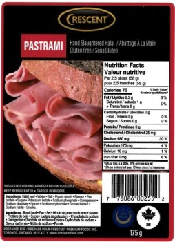Food Recall Crescent Pastrami and Turkey Breast - Flavoured - recalled due to Listeria The affected products are... Foto #1