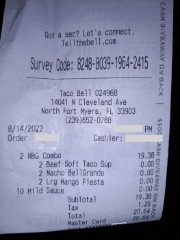 Taco Bell, South Cleveland Avenue, Fort Myers, FL, USA Foto #1