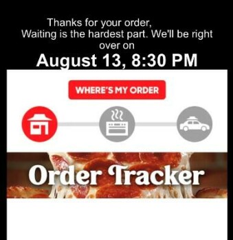 Avis du consommateur - Sécurité alimentaire Pizza Hut, East Vía Linda, Scottsdale, AZ 85259, USA 08/13/2022,  Pizza and chicken wings from there... photo #2