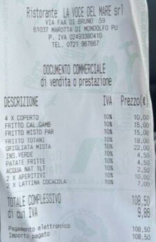 Ristorante La voce del mare, Via Faà di Bruno, Marotta, Province of Pesaro and Urbino, Italy Foto #1