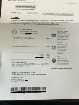 Consumer Review - Food Safety Honey Nut Cheerios, Dollar General, Locust Street, Sidman, Pennsylvania, USA I have been eating Hone... photo #3