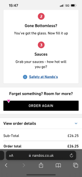 Consumer Review - Food Safety Nando's Croydon Colonnades, Purley Way, Croydon CR0 4RQ, United Kingdom I ate here on friday at 12pm... photo #1