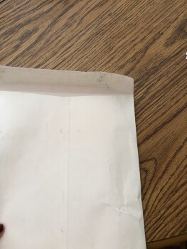 Lost content of an envelope delivered from Clifton to Teterboro to Plillipsburg to Philadelphia to Havertown. foto #2