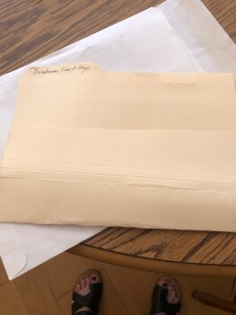 Lost content of an envelope delivered from Clifton to Teterboro to Plillipsburg to Philadelphia to Havertown. foto #3