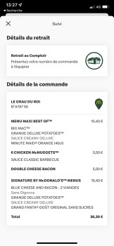 Menu signature blue Chesse ans bacon, McDonald's, L'Espiguette, Le Grau-du-Roi, France photo #1