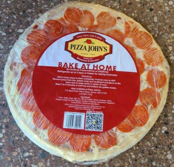 Food Recall Pizza John’s bake at home Pepperoni Pizza - recalled due to production without benefit of Inspection... photo #3