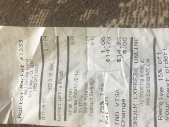 Boston Market, Balboa Avenue, San Diego, CA, US 照片 #1