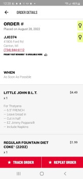 Jimmy John's, Ford Road, Canton, MI, USA photo #1